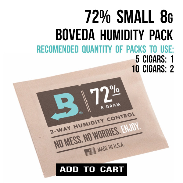 Add to cart: Boveda MINI 72% Humidity Control Pack